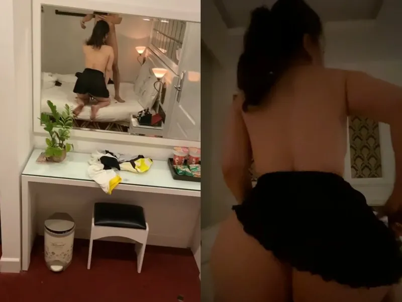 Xoạc má đơn thân vú đẹp mông to cực phẩm