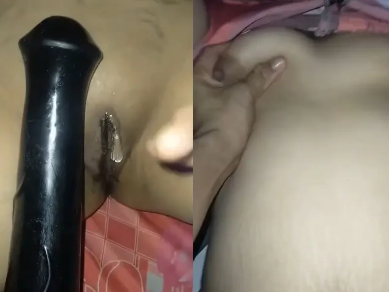 Bạn gái xinh tươi vú to bím múp tự sướng bằng sextoy cực sướng