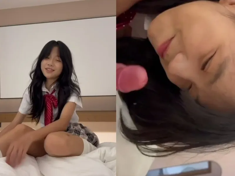Em loli dễ thương mút cậu bé biến em thành con em đĩ nứng lồn p1